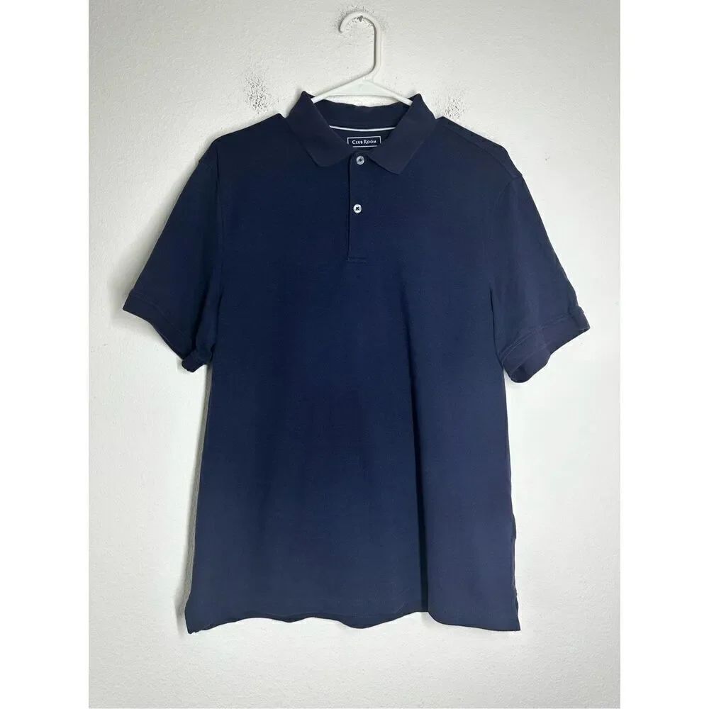 Club Room Men's Classic Fit Performance Stretch Polo, Created for Macy's Size M